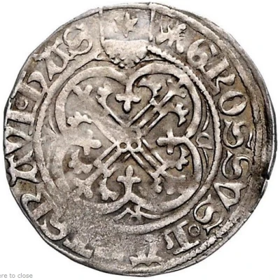 1 Groschen - Henry III of Marburg ND back