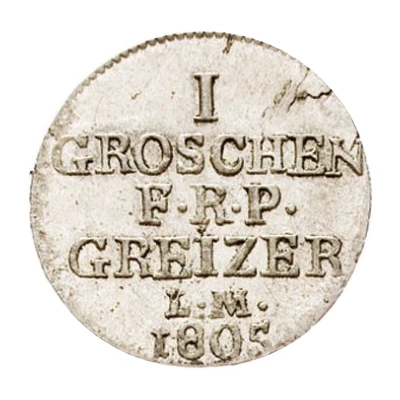 1 Groschen - Henry XIII back