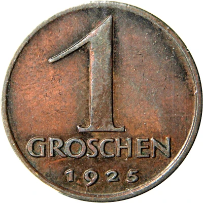 1 Groschen back