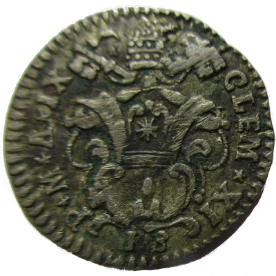 1 Grossetto of 13 Quattrini - Clement XI front