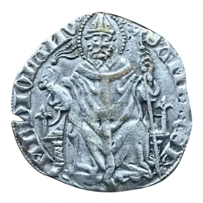 1 Grosso - Barnabò and Galeazzo II Eagle ND back