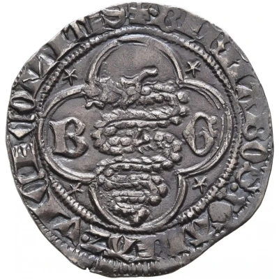 1 Grosso - Bernabò and Galeazzo II Without eagle ND front