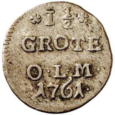 1½ Grote - Frederick V back