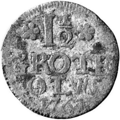 1½ Grote - Frederick V back