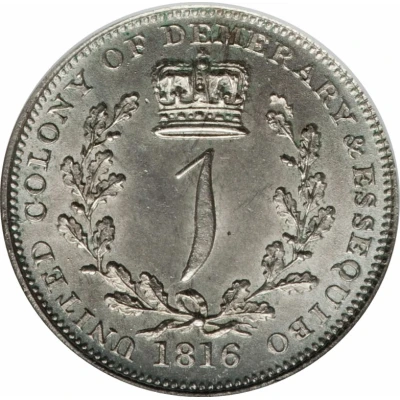 1 Guilder - George III back