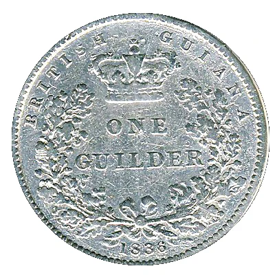 1 Guilder - William IV back