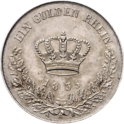 1 Gulden - Bernhard II back