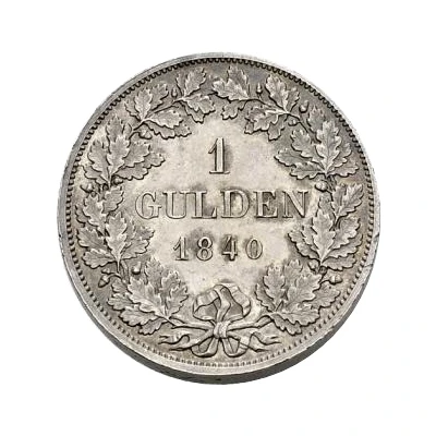 1 Gulden - Charles Piedfort back