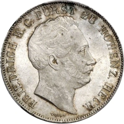 1 Gulden - Frederick William Constantin front