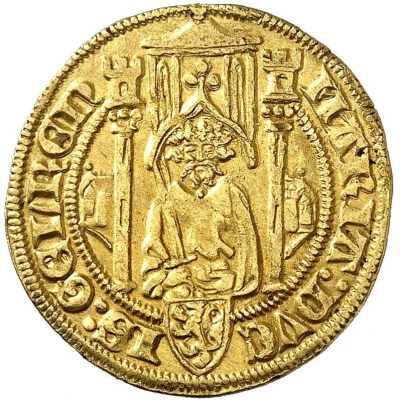 1 Gulden - Marie of Brabant ND front