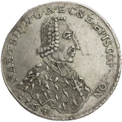 1 Gulden - Maximilian Frederick of Königseck front