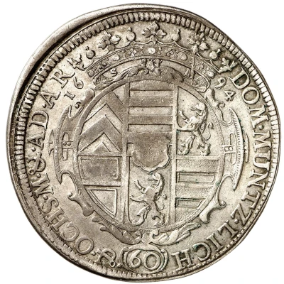 1 Gulden - Philip Reinhard back