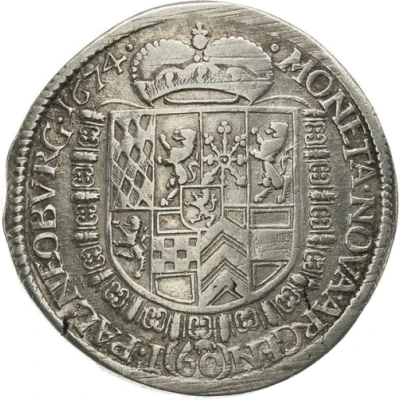 1 Gulden - Philip William of Neuburg back