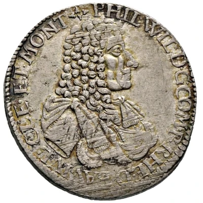 1 Gulden - Philip William front