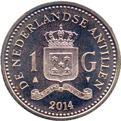 1 Gulden - Willem-Alexander back