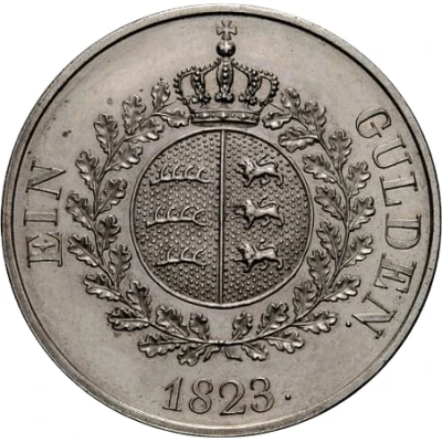 1 Gulden - William I back