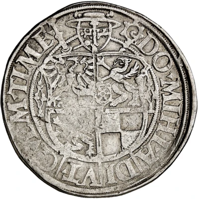 1 Guldengroschen - Albert IV of Brandenburg back