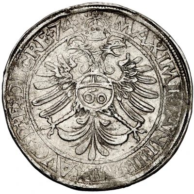 1 Guldenthaler - John Ulrich of Raitenau back