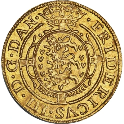 1 Guldkrone - Frederik III front