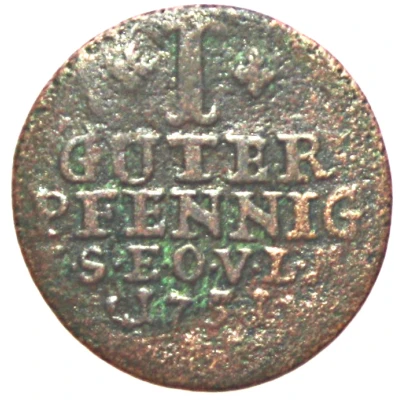 1 Guter Pfennig - Frederick III back