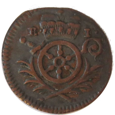 1 Heller - Emmerich Joseph of Breidbach-Bürresheim front