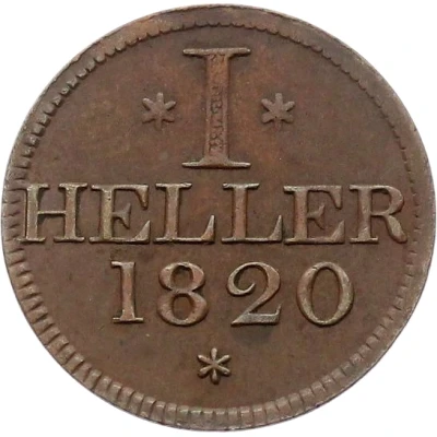 1 Heller Judenpfennig front