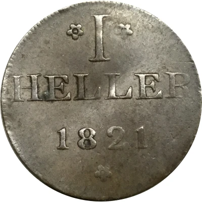 1 Heller Judenpfennig back