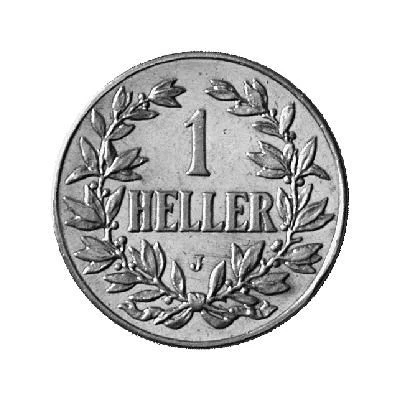 1 Heller - Wilhelm II Copper-nickel trial strike back