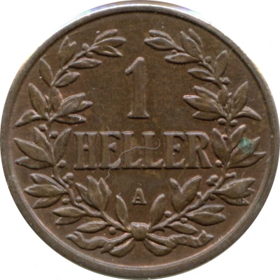 1 Heller - Wilhelm II back