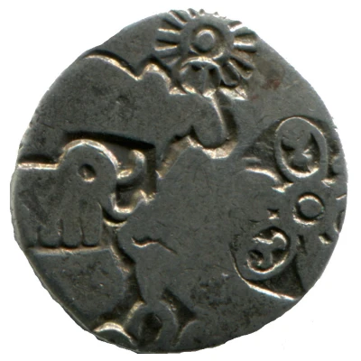 1 Karshapana - Magadha approximately 285-180 BC 285 BC - 180 BC back