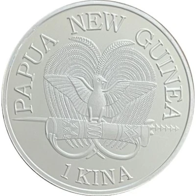 1 Kina - Charles III Bird of Paradise front