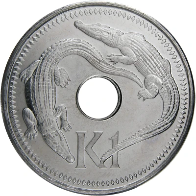 1 Kina - Elizabeth II back