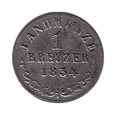 1 Kreuzer - Bernard II back