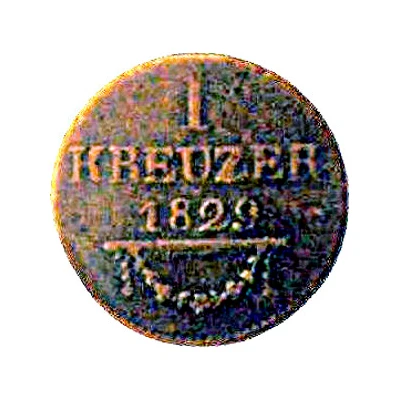 1 Kreuzer - Bernhard II back