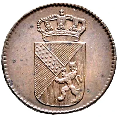 1 Kreuzer - Charles I Frederick front