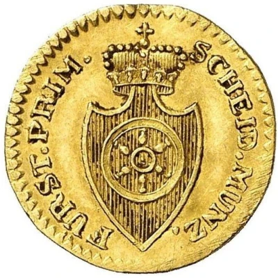 1 Kreuzer - Charles Theodore of Dalberg Gold pattern strike front