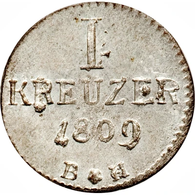 1 Kreuzer - Charles Theodore of Dalberg back