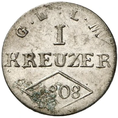 1 Kreuzer - Ferdinand of Austria back