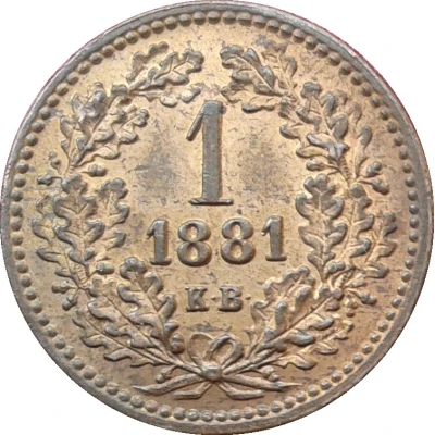 1 Kreuzer - Francis Joseph I back