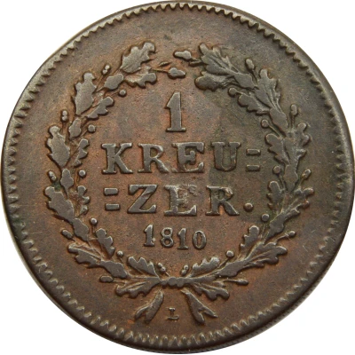 1 Kreuzer - Frederick August back