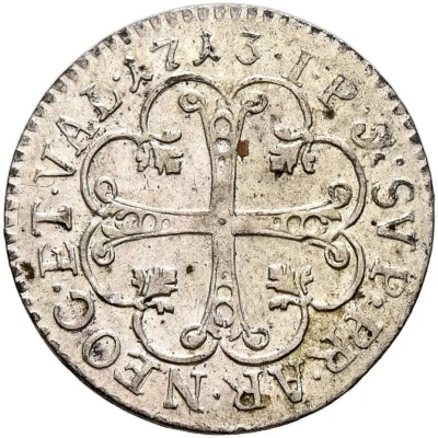 1 Kreuzer - Frederick I large shield back