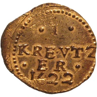 1 Kreuzer - Frederick V back