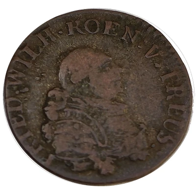 1 Kreuzer - Frederick William II front