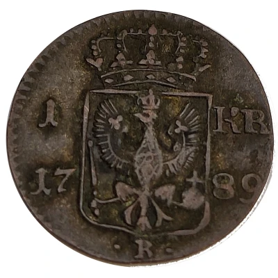 1 Kreuzer - Frederick William II back