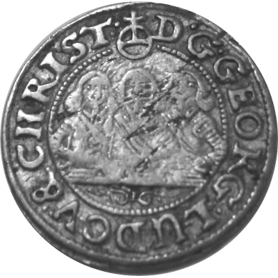 1 Kreuzer - George III, Ludwig IV and Christian front