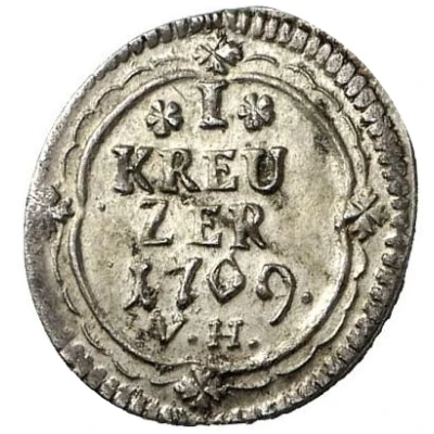 1 Kreuzer - Henry VIII of Bibra back