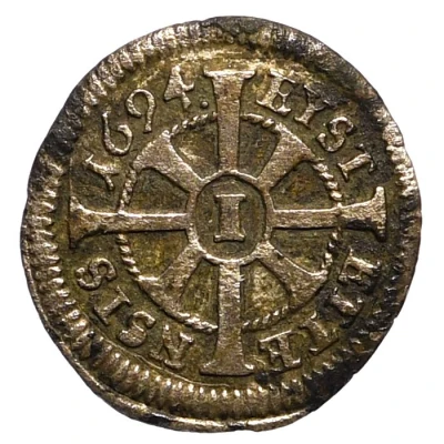 1 Kreuzer - John Eucharius of Castell back