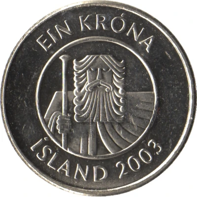 1 Króna Magnetic front