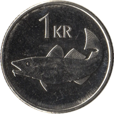 1 Króna Magnetic back