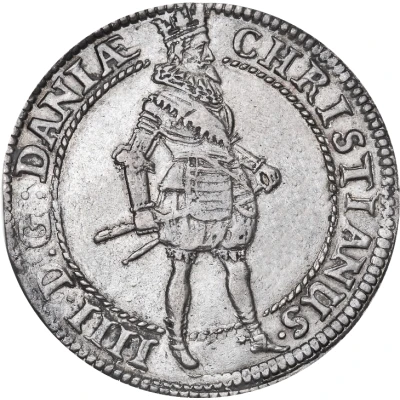 1 Krone - Christian IV Open crown front